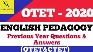 Otet English Pedagogy ||Previous year Questions and Answers||otet exam bseodisha 2020