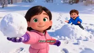 Snowy Winter Fun | Kids Cartoon Videos | Animation Videos | Kids Animation Song | 3D Kids Animations