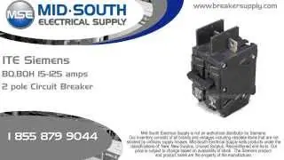 ITE Siemens BQ2B125, 125 Amps, 240 Volts,2 Pole Circuit Breaker