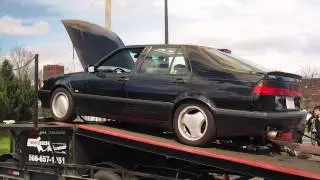 1995 Saab 9000 Aero dyno run