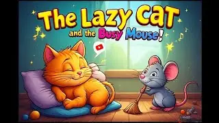 The Lazy Cat and the Busy Mouse | A Fun Story Song for Toddlers | Learn Why Hard Work Matters