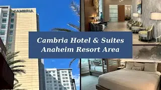 Cambria Hotel & Suites Anaheim Resort Area - Family Suite Room Tour + Breakfast #cambria #roomtour