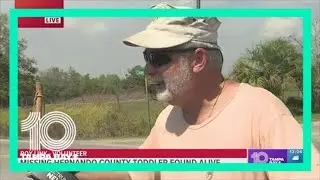 Missing Florida toddler found safe: Meet the retired US Marine who found him