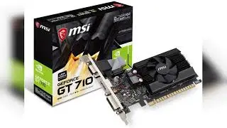 Review: msi Gaming GeForce GT 710 2GB GDRR3 64-bit HDCP Support DirectX 12 OpenGL 4.5 Single F...