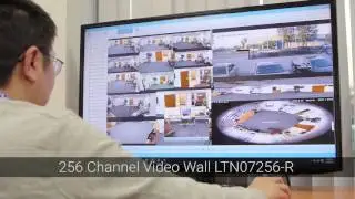 Demonstration of the 256 Channel Video Wall LTN07256-R