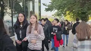Прогулка к Mega Park Almaty по Макатаева до Сейфуллина