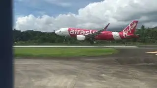 AirAsia A320 (WL) Landing into Caticlan Airport
