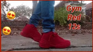 Air Jordan 12 &ldquo;Gym Red&rdquo; On Feet!