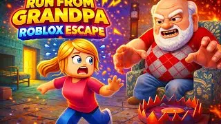 Run From Grandpa 😱 Hard Mode | Roblox Scary Escape Gameplay | Roblox Escape