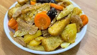 Đậu hủ kho rau củ chay - Tin trắng TV
