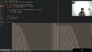 Vim Coding Screencast: Multithreaded File Indexing Application Java