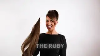 PRETTYPARTY - How To - The RUBY Ponytail Golden Brown