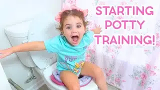 WE STARTED POTTY TRAINING MY 2 YEAR OLD!