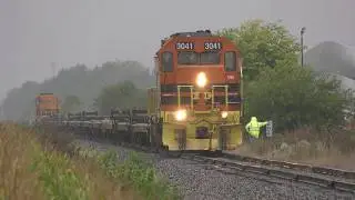 CF&E Wind turbine windmill blade train to Van Wert Terminal