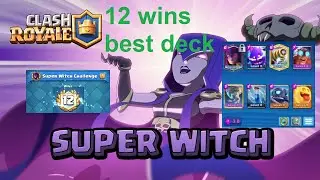 Super Witch Challenge 12 wins | Clash Royale | Gaming with Charlie
