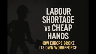 Labour Shortage vs Cheap Hands - How Europe Broke Its Own Workforce