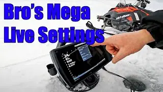 Bro Discusses some of his FAVORITE Mega Live Ice Settings | ICE FISHING SONAR TIP