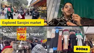 Explored Sarojini Nagar market | ❤️ | #delhi #familyvlog @Khushbu_vlogs | 