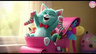 🎵 Nighty Night &ndash; Time for Bed 🎵 | Puffy Cat Bedtime Routine Song for Kids 😺🛏️💤