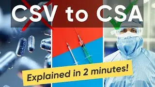 Computer Software Assurance CSA | The future of Computer System Validation CSV | CSV CSA Training