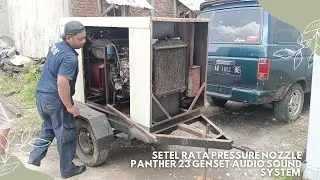 Setel Rata Pressure Nozzle Panther 23 Genset Audio Sound System
