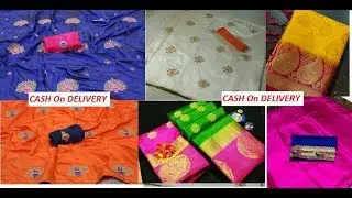 Top trending Silk Sarees On CoD | Sana, Zarna, Cotton, Tussar | RV Collections