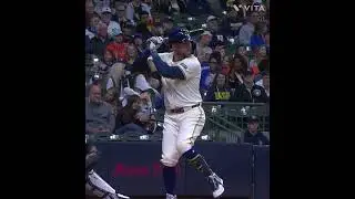 Hoskins hit his first home run of 2025! #mlb #brewers #rhyshoskins