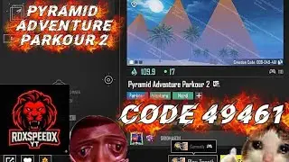 Bgmi wow Parkour map code 49461 | Pyramid Adventure Parkour 2 | #bgmi #pubgmobile #pubg