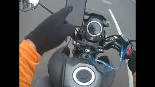 Suspensão da moto DL 160 dianteira