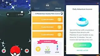 Shiny Pokemon Encounter Off Daily Adventure Incense In Pokemon Go | Special Research Pokemon Go