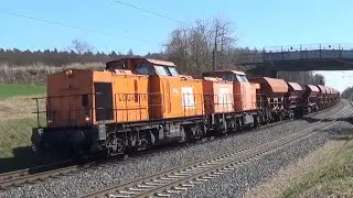 BBL 203 122 und 203 156 mit Leerschotter