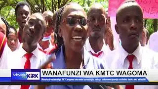 KMTC STUDENTS PROTEST OVER POOR LEARNING ENVIRONMENT