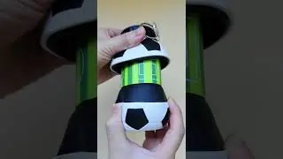 Collapsible BPA-Free Silicone 18 Oz Soccer Ball Water Bottle For Kids. #waterbottle