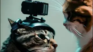 Whiskers the cat Vlogs in Russia Moscow 