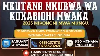 KARISMATIKI KATOLIKI DSM OFFICIAL is live#MKUTANO WA KUKABIDHI MWAKA 2025...[ DAY 2 EMAUS CENTER]