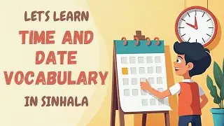 Learn how to say words related to days weeks months years | Sinhala Vocabulary Lesson