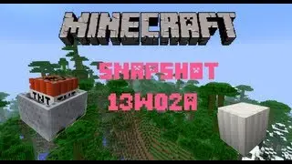 Minecraft Snapshot 13w02a - QUARTZ BLOCK & TNT MINECART