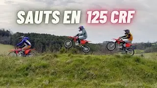 ON SAUTE EN 125 CRF SUR TERRAIN DE CROSS, RIP SUSPENSION