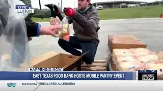East Texas Food Bank mobile pantry gives out boxes of food in Lufkin