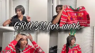 Holiday GRWM: Hair, Makeup, & Ugly Christmas Sweater Party