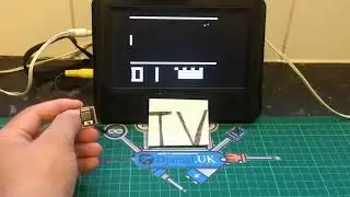 「 THIS AWESOMELY 」THE WORLD'S SMALLEST ATTINY85 - BASED TVOUT RETRO GAMING DEVICE ON TV