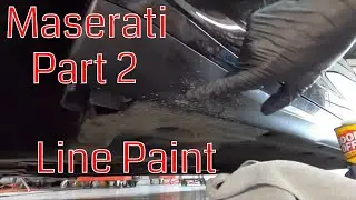 Maserati Quattroporte! Multi Step Correction/Line Paint/Over Spray! PART 2!