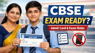 CBSE Admit Card & Exam Day Checklist | Complete Guide #CBSE #BoardExams