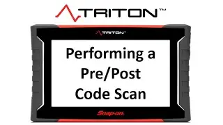 Scanner / Code Scan (Pre-Post) | TRITON&trade; Training | Snap-on Diagnostics UK