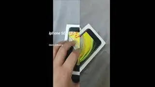 Iphone SE 2020 (Black) - Unboxing in less than 1 minute