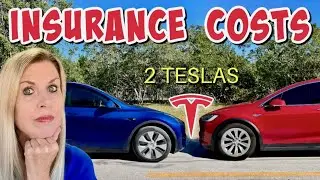 Стоимость автострахования для двух автомобилей Tesla (плюс два автомобиля с двигателями внутренне...
