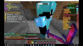 V3XTrigga hacking on CosmicPvP Castaway Planet