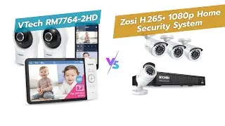 Радионяня VTech RM7764-2HD против системы безопасности ZOSI 1080p | Обзор BuySmart 🍼🔒