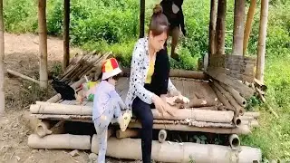 Poor single mom was attacked by bad guy while harvesting cassava to sell