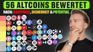 Welche Altcoins KAUFEN / VERKAUFEN, bevor es ZU SP&Auml;T ist? XXL Ranking von 57 Kryptow&auml;hrungen (2025)